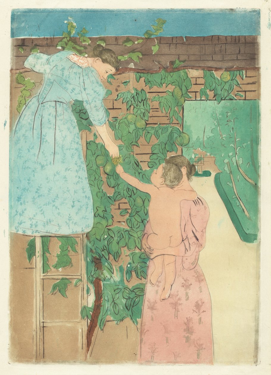 Colhendo frutas de Mary Cassatt