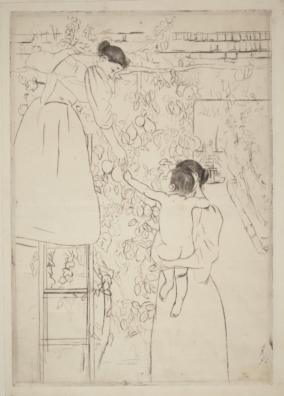 Colheita de Fruta de Mary Cassatt