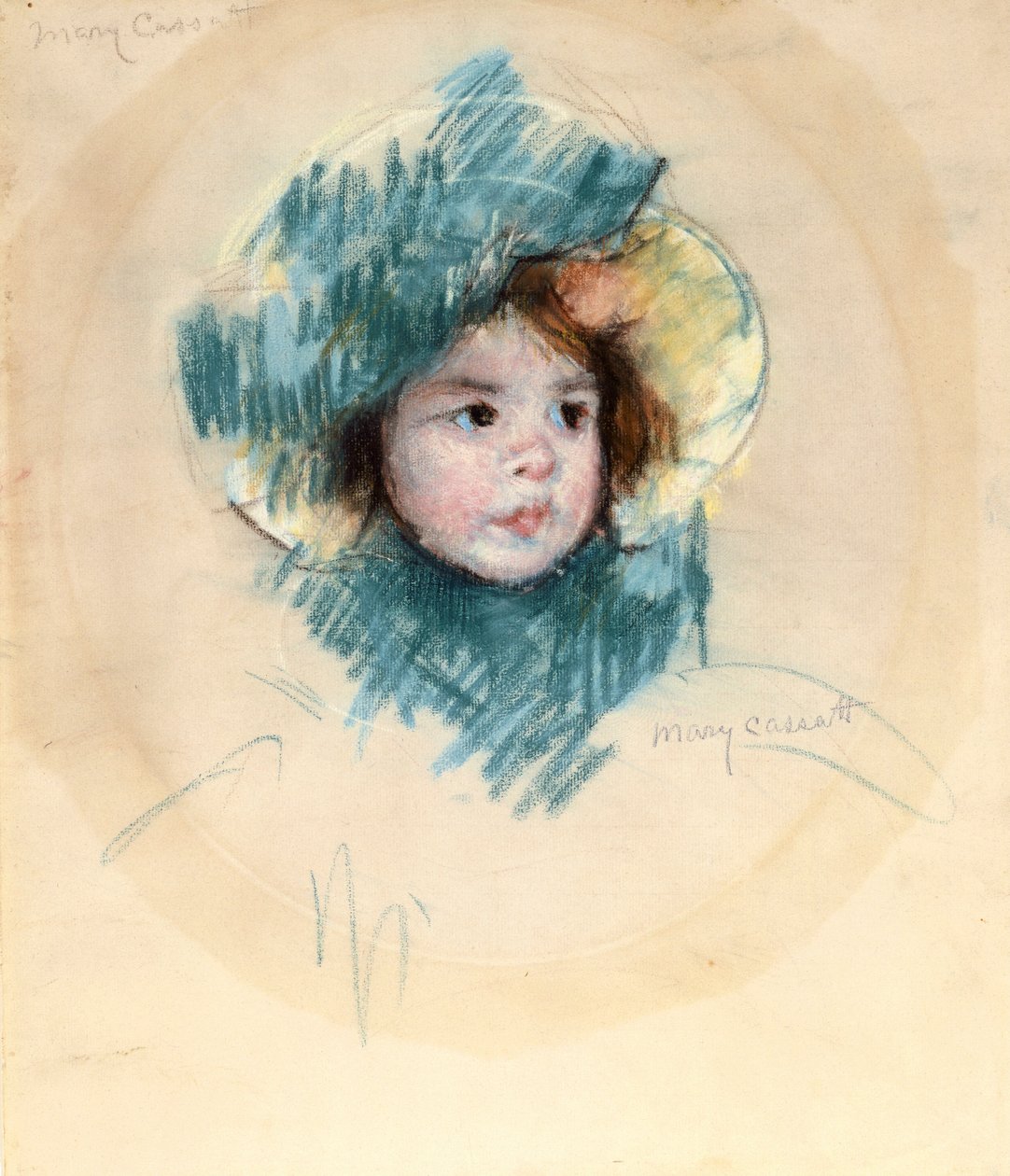 Cabeça de Margot de Mary Cassatt