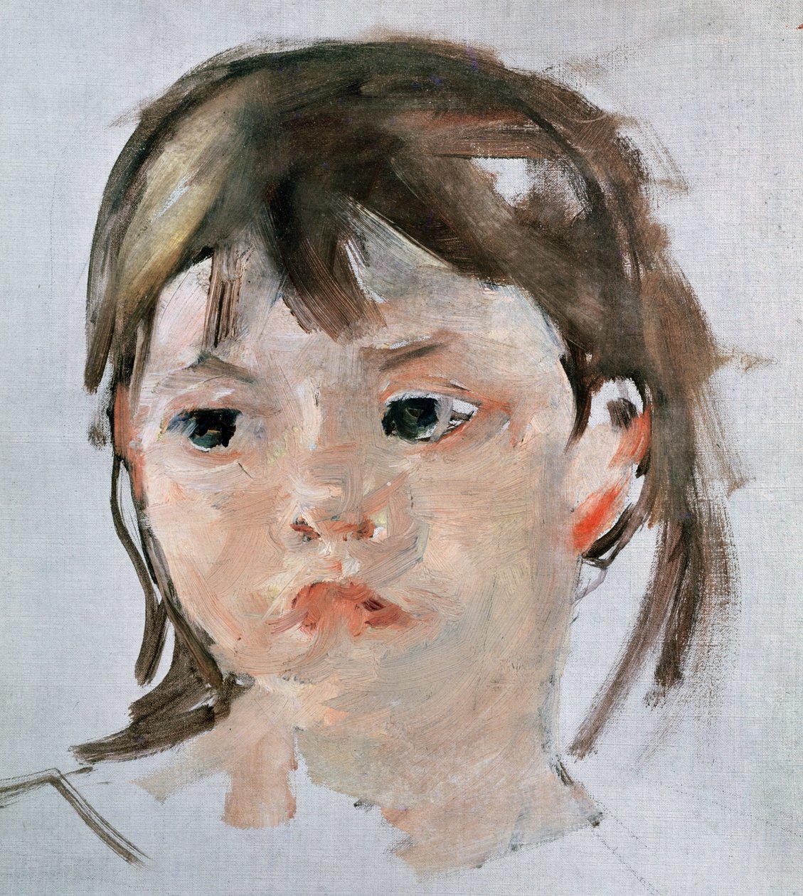 Cabeça de uma jovem de Mary Cassatt