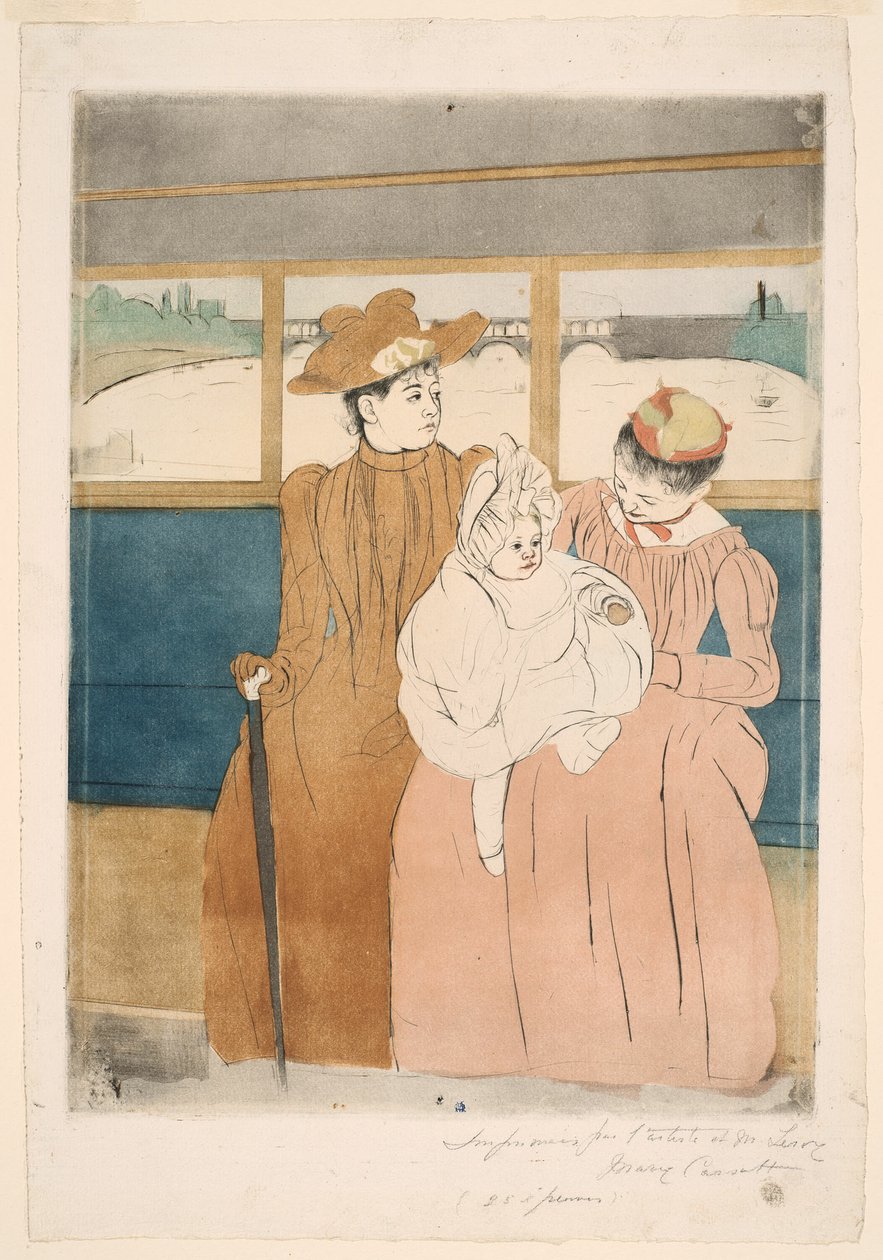 No ônibus de Mary Cassatt