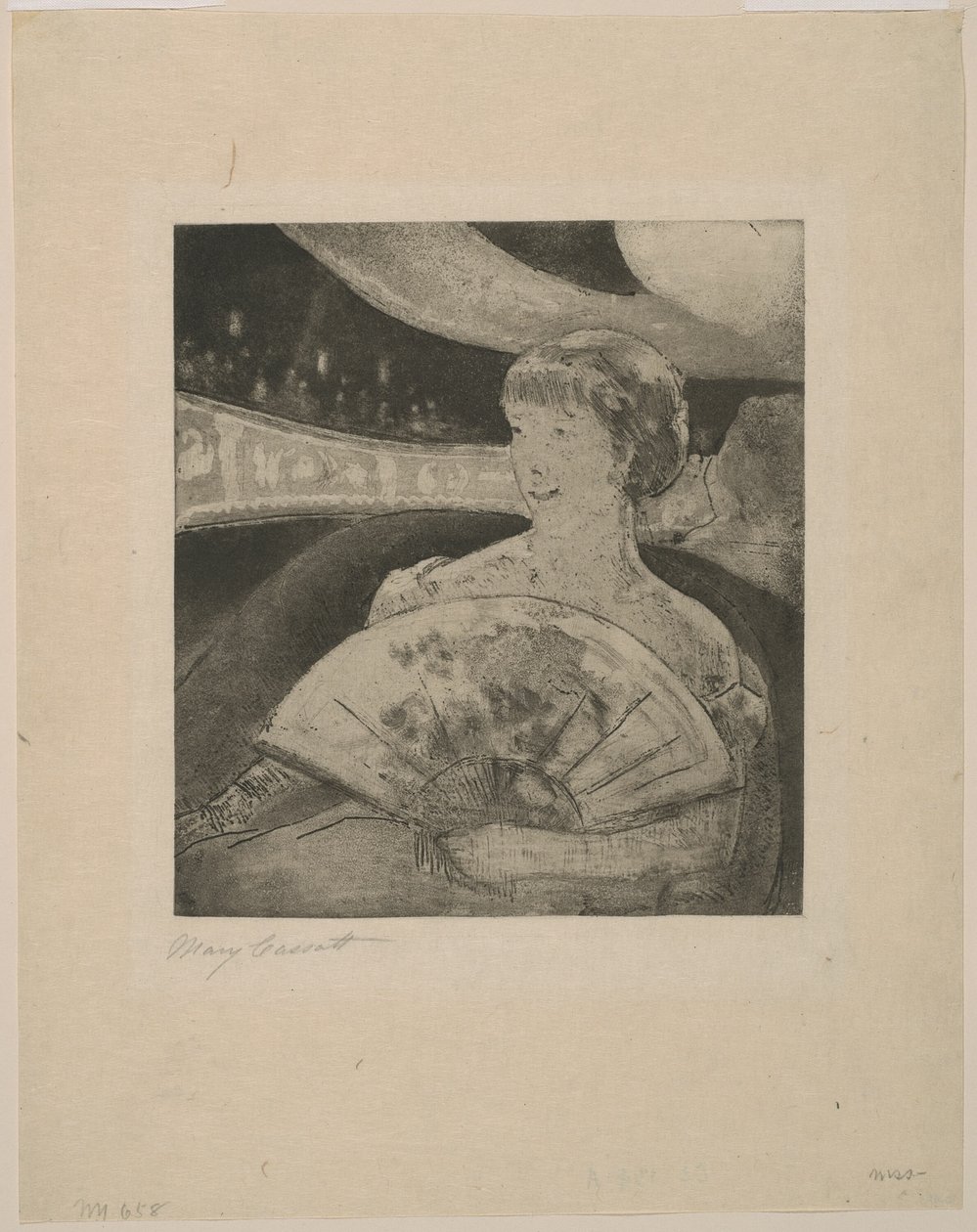 Na Caixa de Ópera, nº 3 de Mary Cassatt