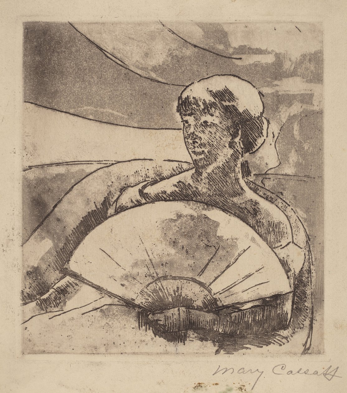 Na Caixa de Ópera No. 3, c. 1880. de Mary Cassatt