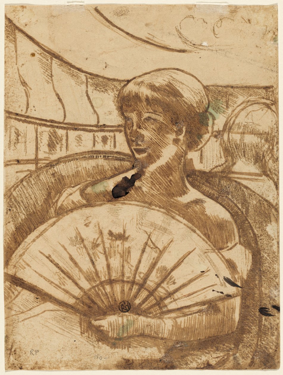 Na Caixa de Ópera [verso] de Mary Cassatt