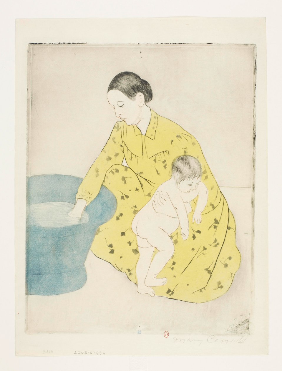 O banho [prova b] de Mary Cassatt