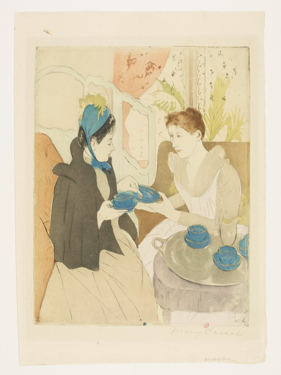 O chá da tarde de Mary Cassatt