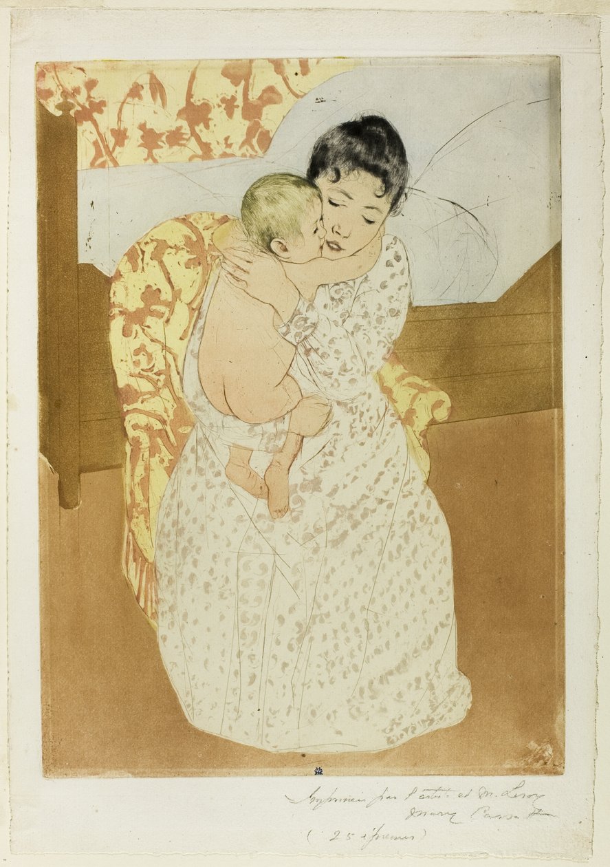 Carícia Materna de Mary Cassatt