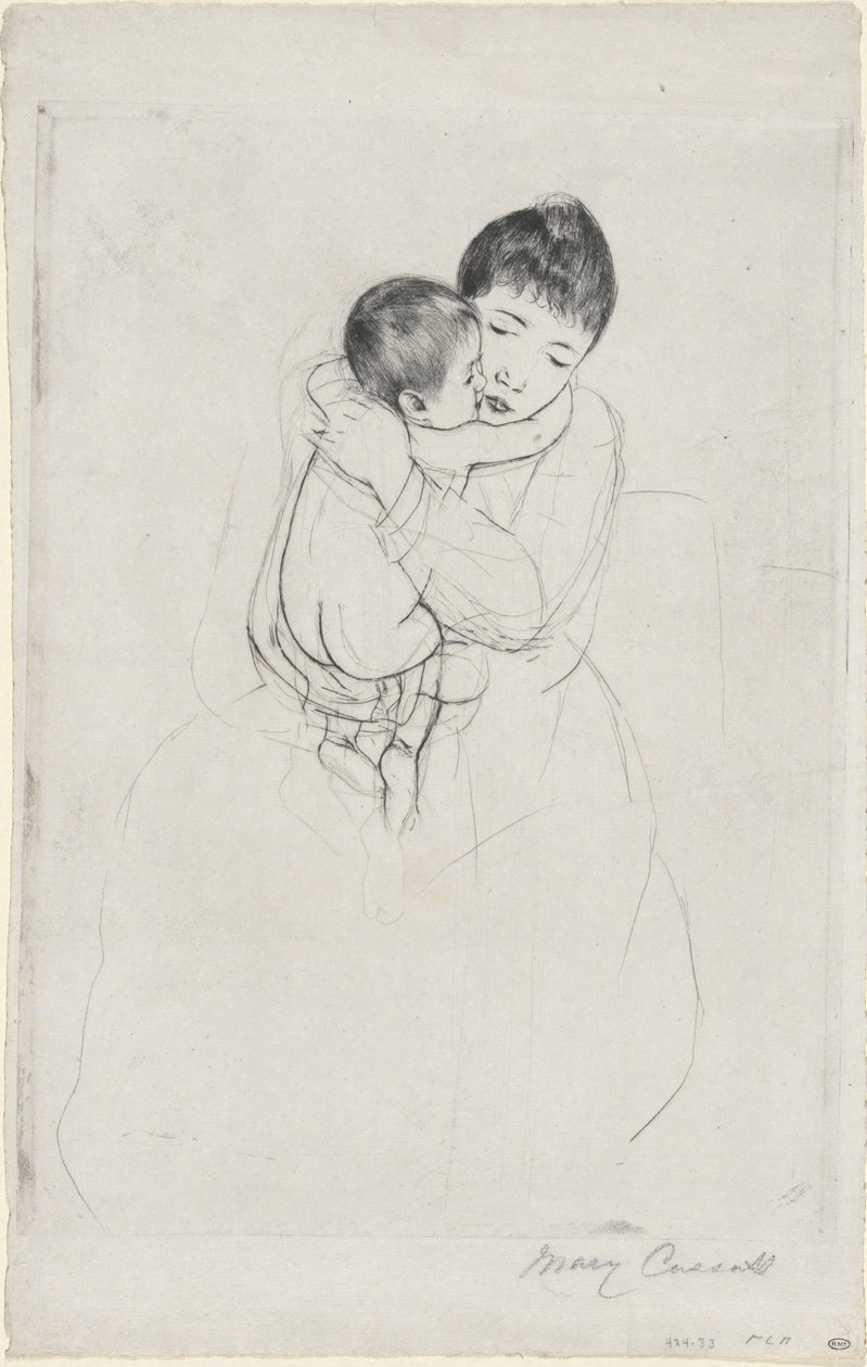 Carícia Materna de Mary Cassatt