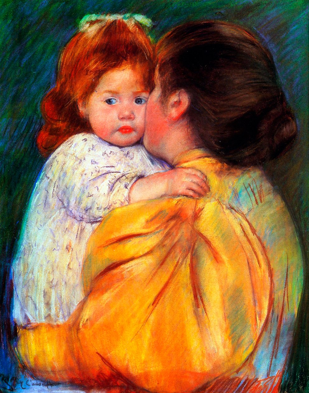 Beijo materno, 1896. de Mary Cassatt