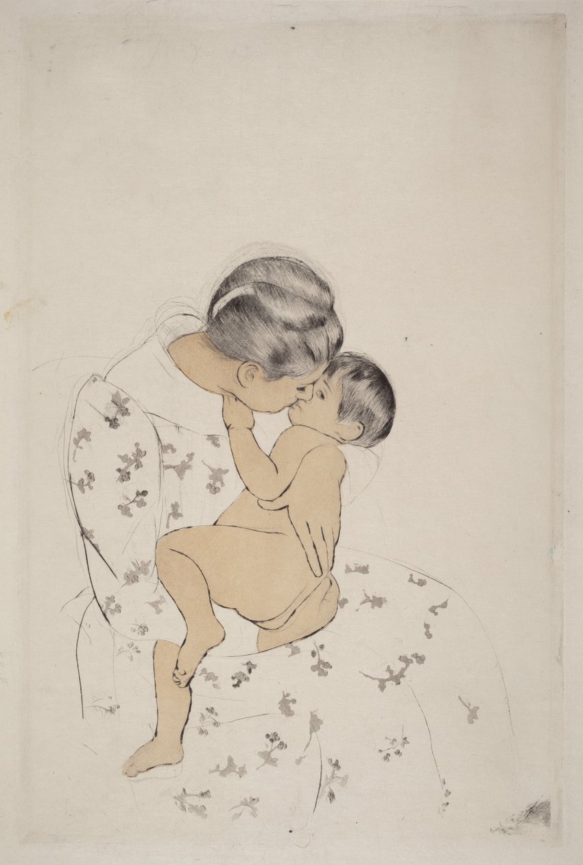 O beijo da mãe de Mary Cassatt