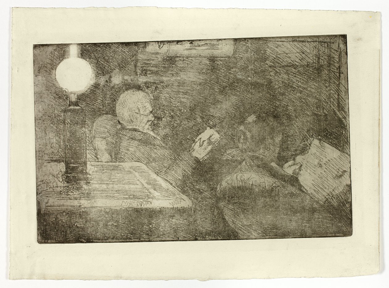 Sr. e Sra. Cassatt Reading de Mary Cassatt