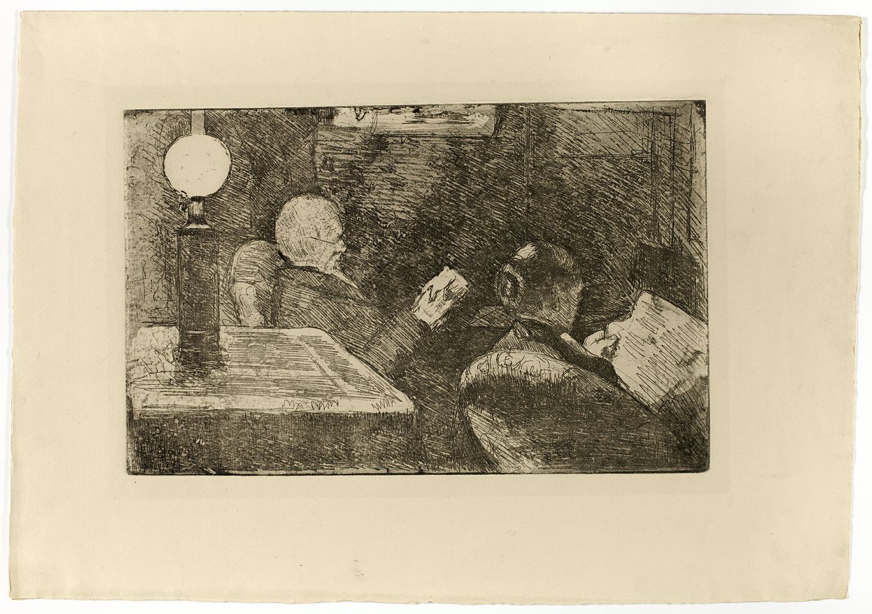 Sr. e Sra. Cassatt Reading de Mary Cassatt