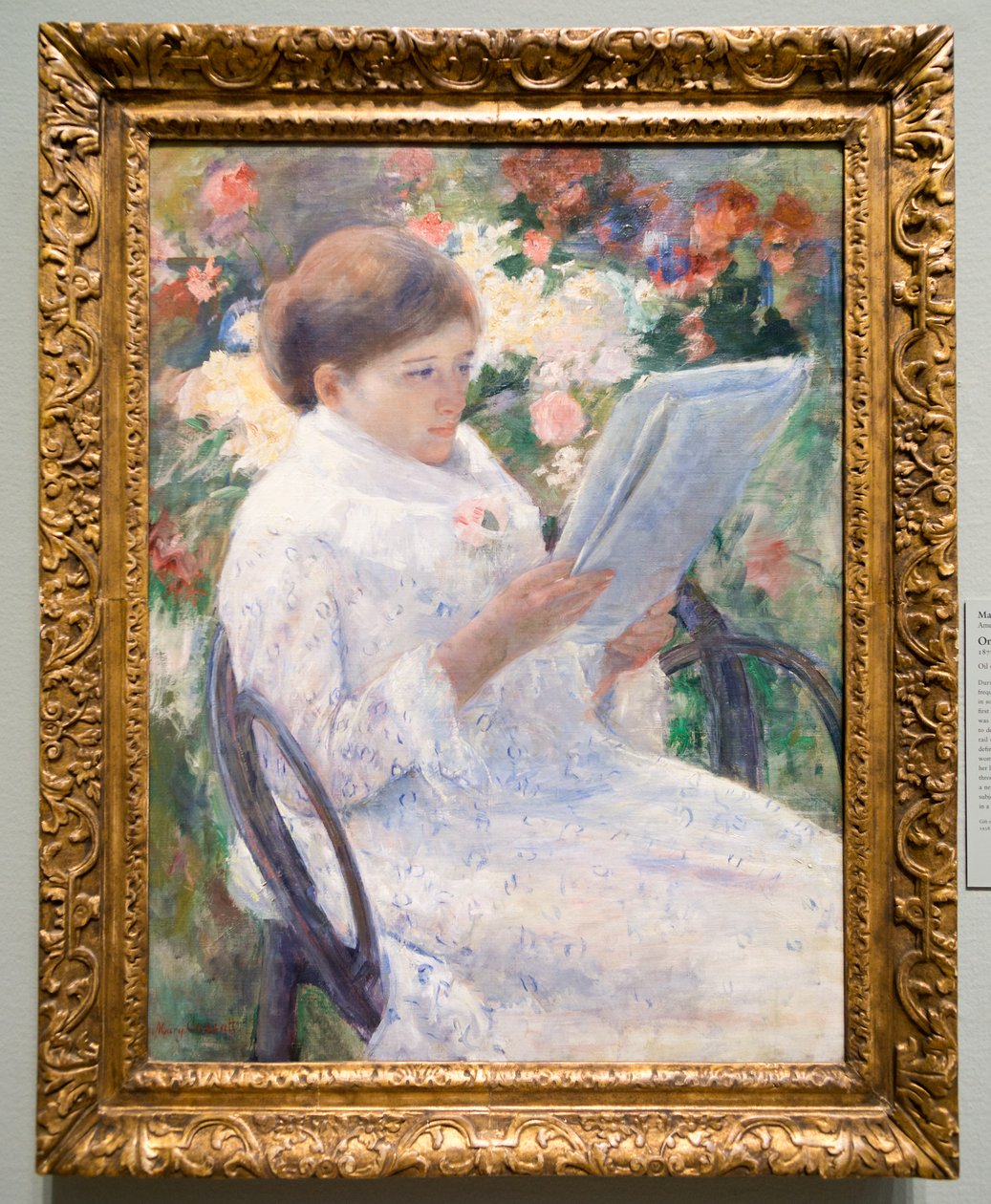 Numa varanda de Mary Cassatt