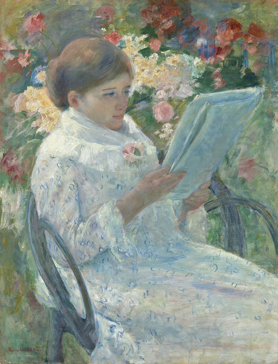 Em uma varanda, 1878-79 de Mary Cassatt