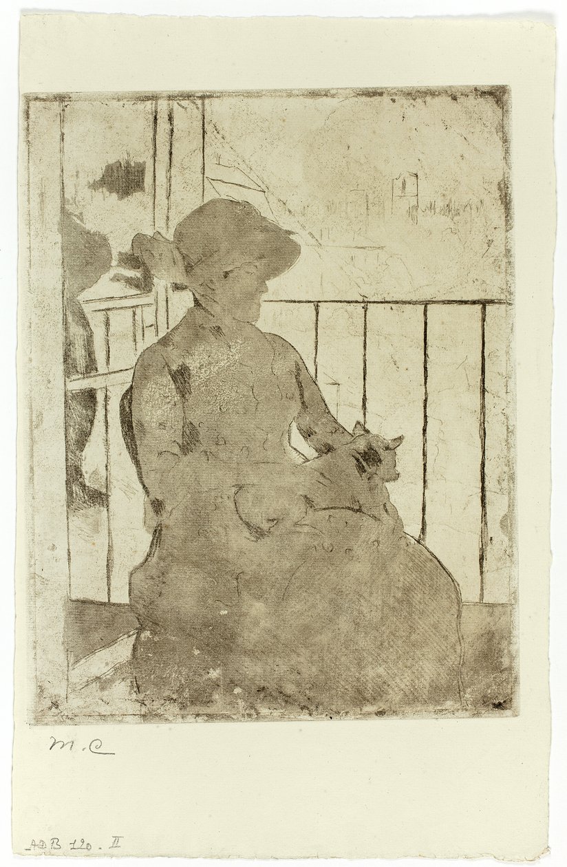 Na varanda de Mary Cassatt