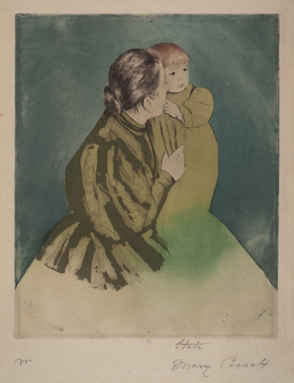Mãe Camponesa e Filho de Mary Cassatt