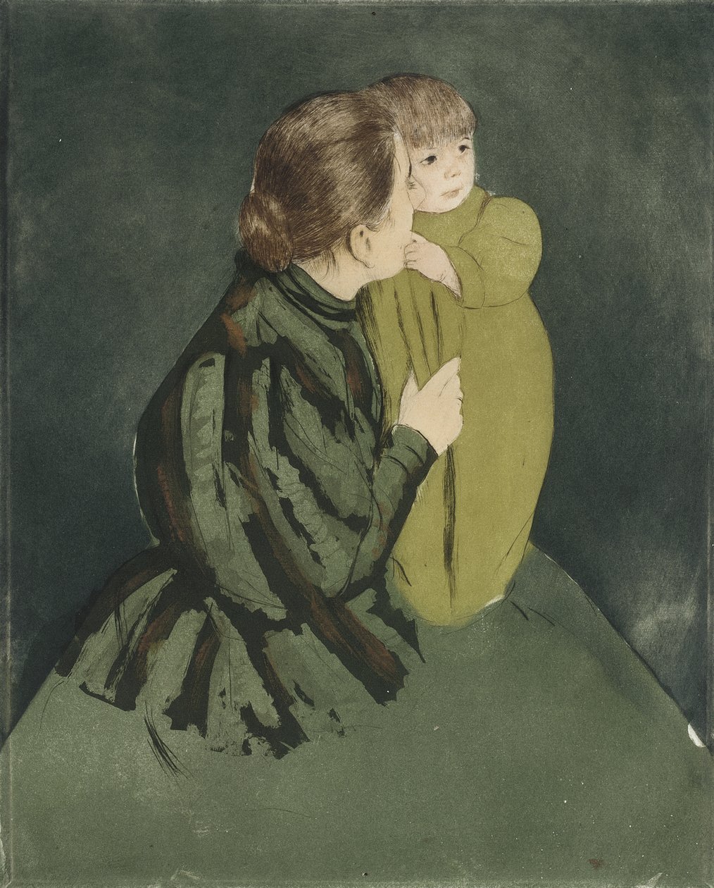Camponesa com criança de Mary Cassatt