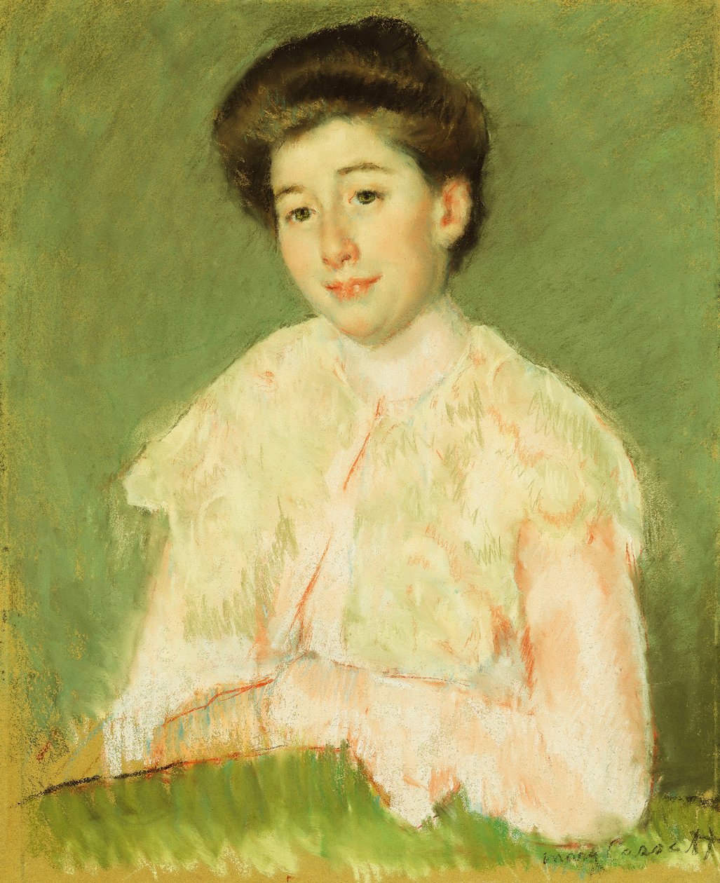 Retrato de uma senhora, c.1890 de Mary Cassatt