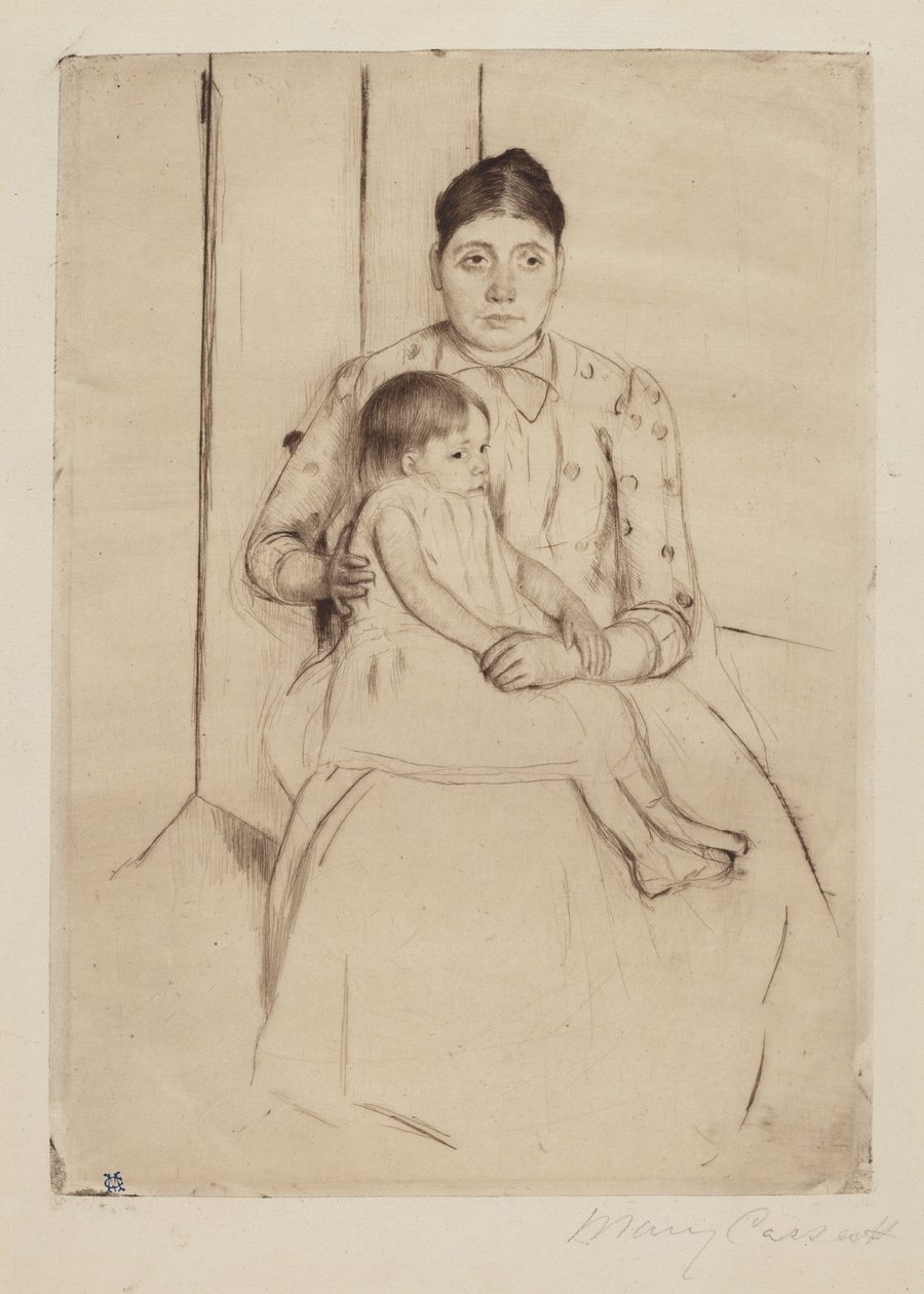 Repose, c. 1890. de Mary Cassatt