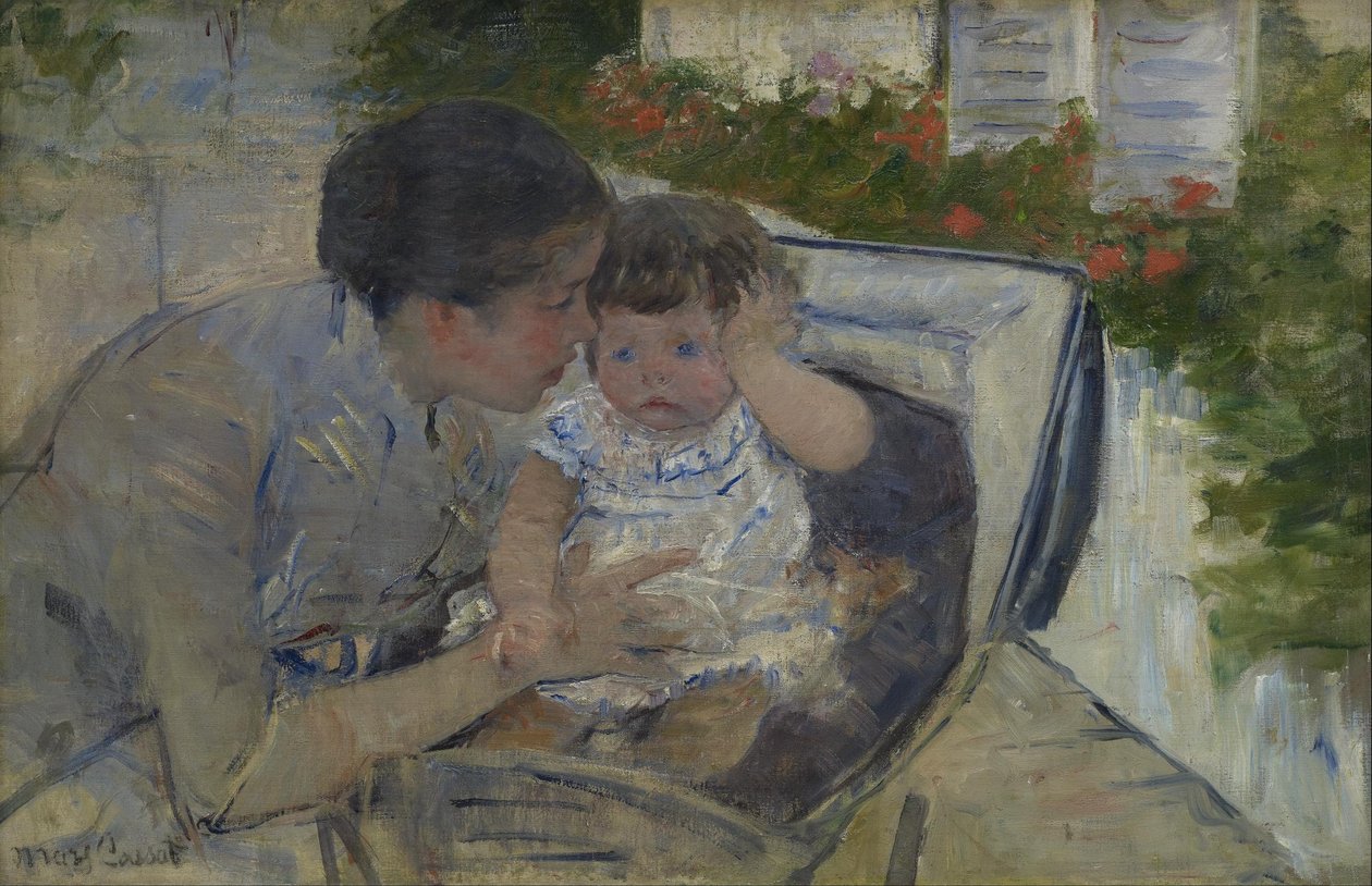 A Susan a acalmar o bebé de Mary Cassatt
