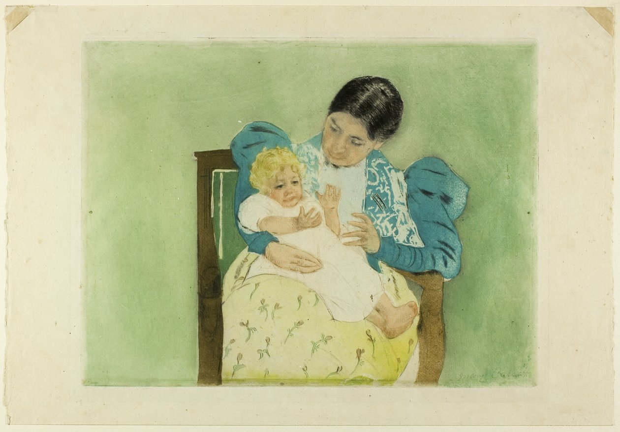 A criança descalça de Mary Cassatt