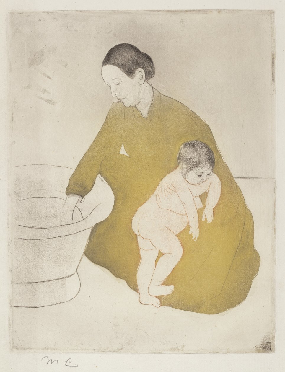 The Bath, 1890-1891. de Mary Cassatt