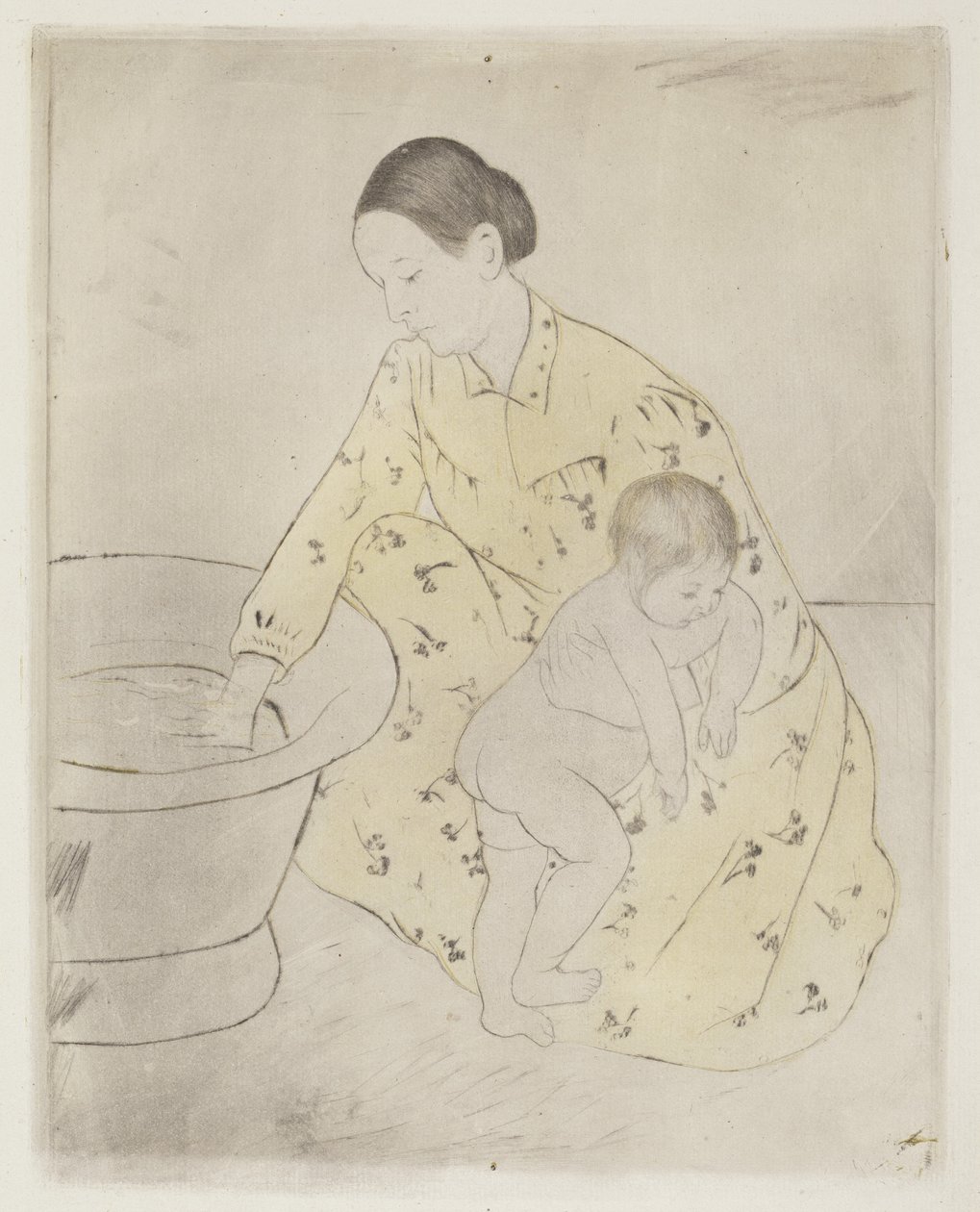 The Bath, 1890-1891. de Mary Cassatt