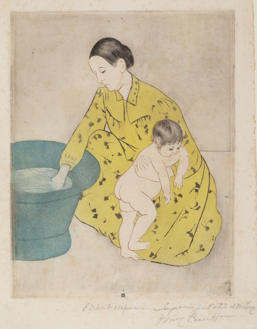 The Bath, 1890-1891. de Mary Cassatt