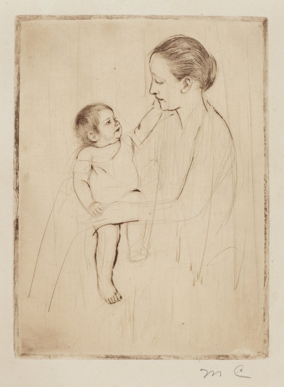 A carícia de Mary Cassatt