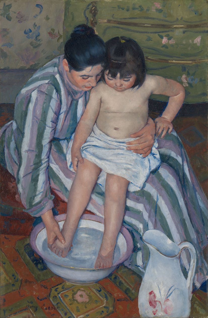 O Banho da Criança de Mary Cassatt