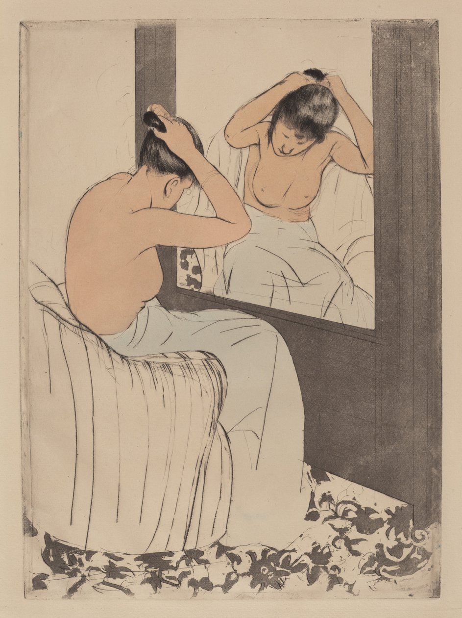 O penteado de Mary Cassatt