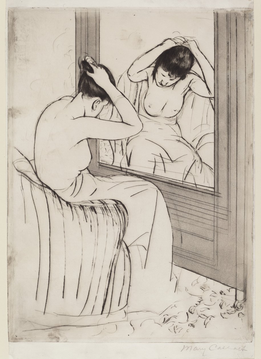 O penteado de Mary Cassatt