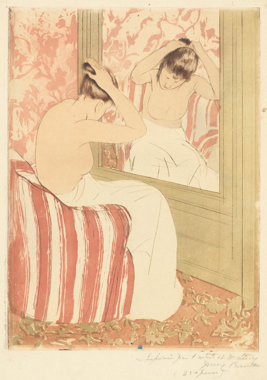 O penteado de Mary Cassatt