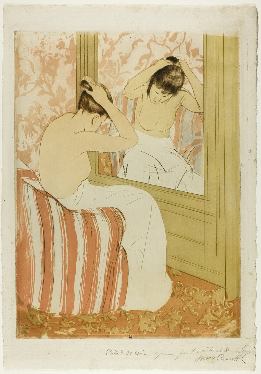 O penteado de Mary Cassatt