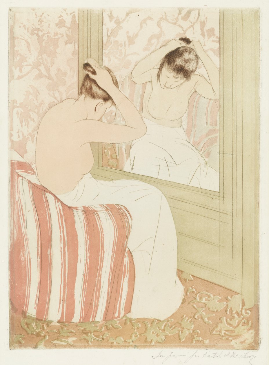 O penteado de Mary Cassatt