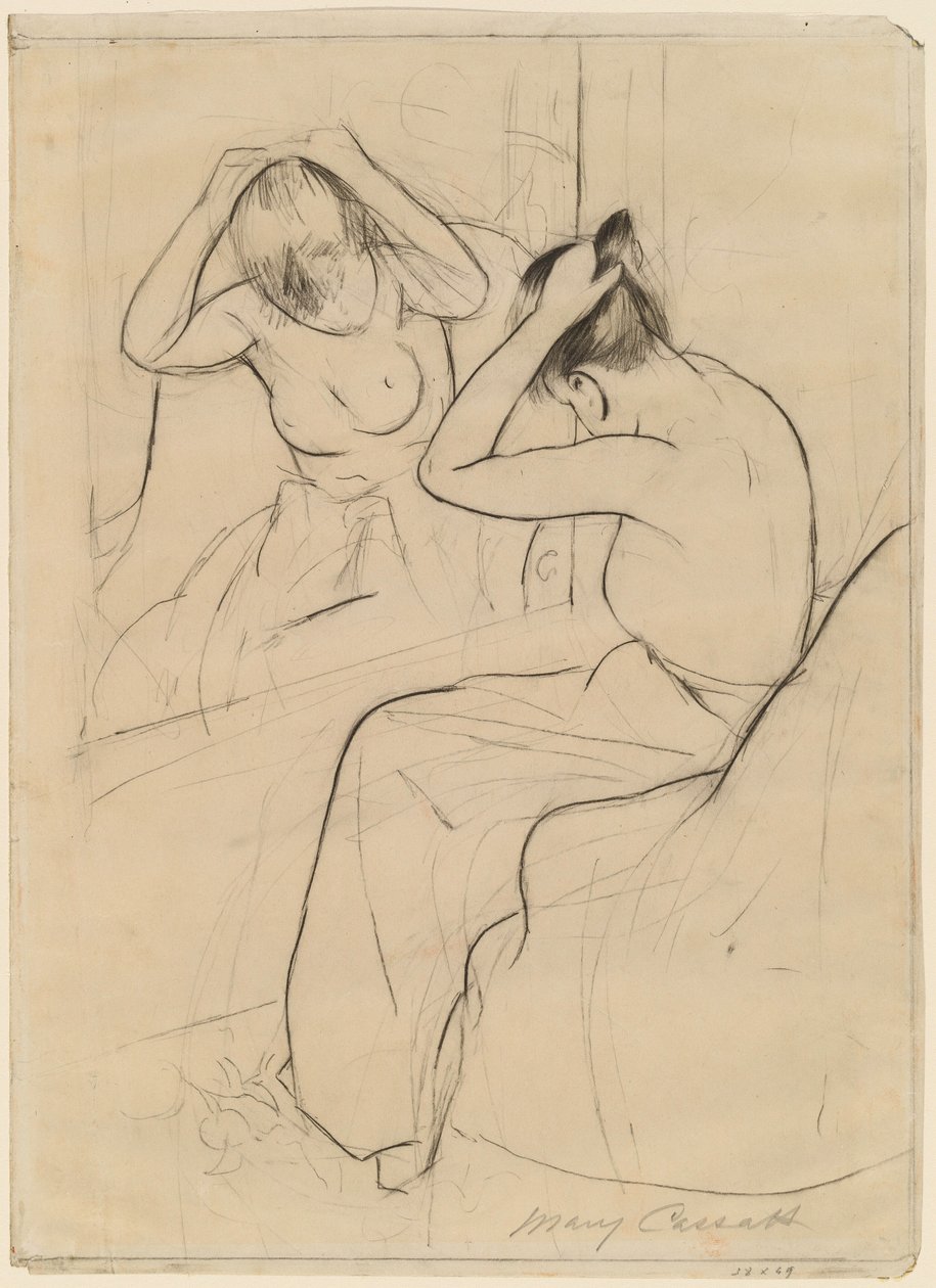 O penteado de Mary Cassatt