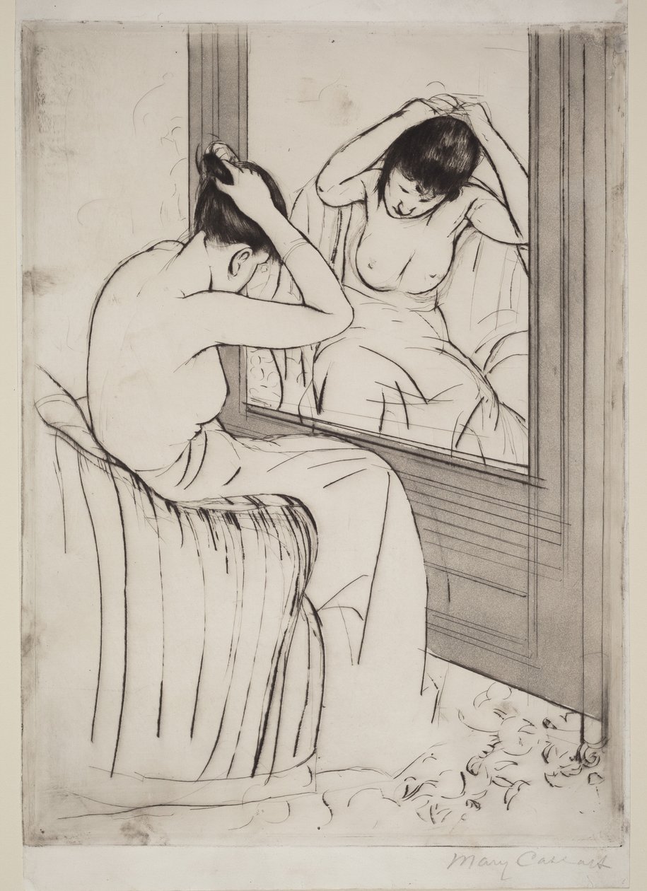 O penteado de Mary Cassatt