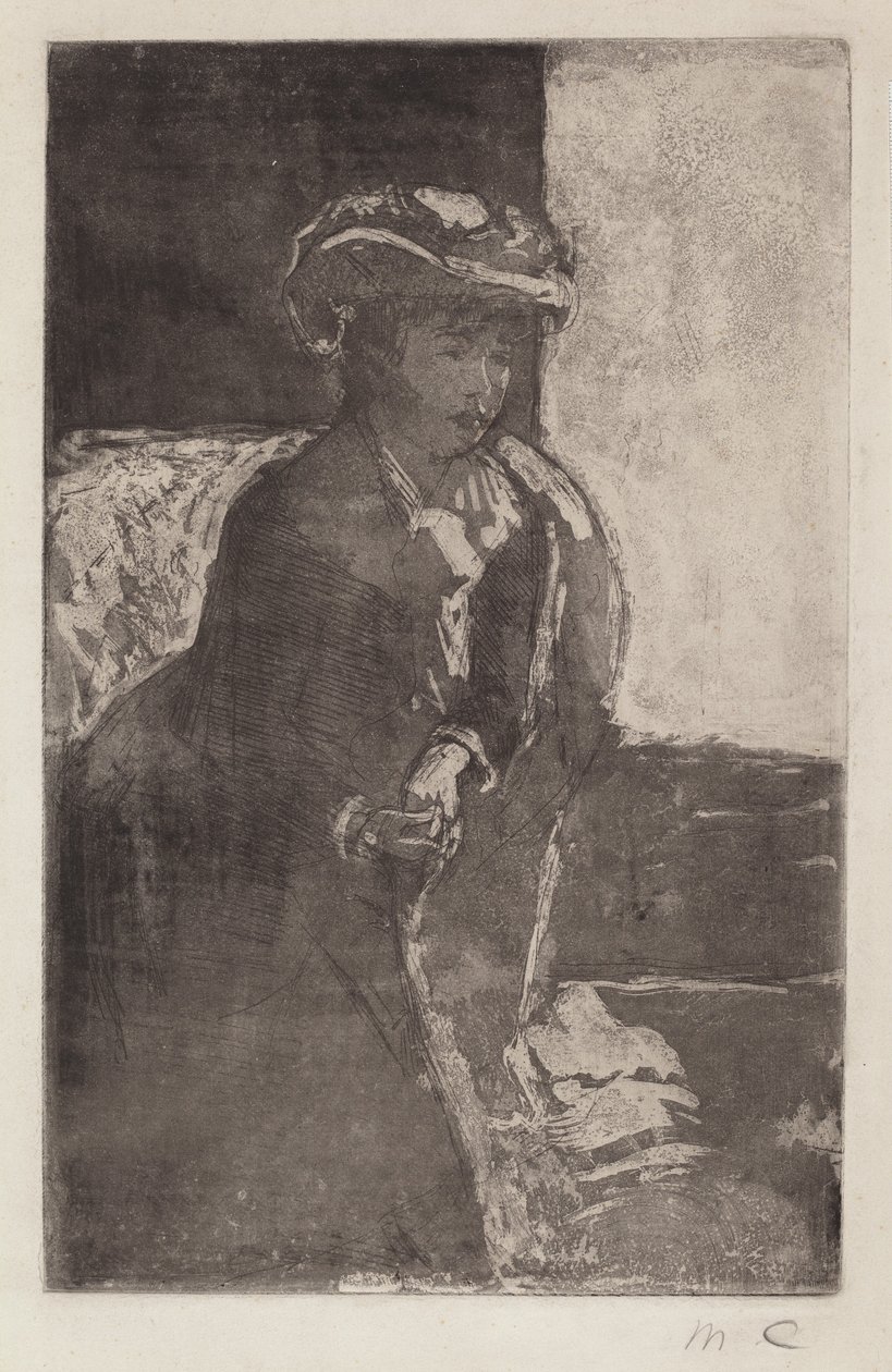 O canto do sofá (nº 3) de Mary Cassatt