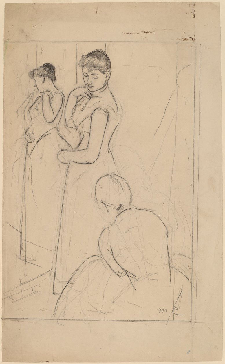O Encaixe [reto] de Mary Cassatt