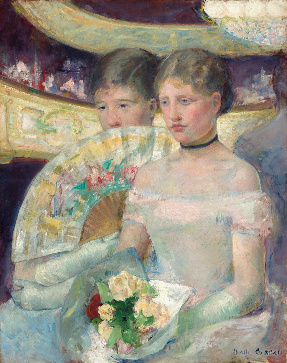 The Lodge, c. 1878-1880. de Mary Cassatt