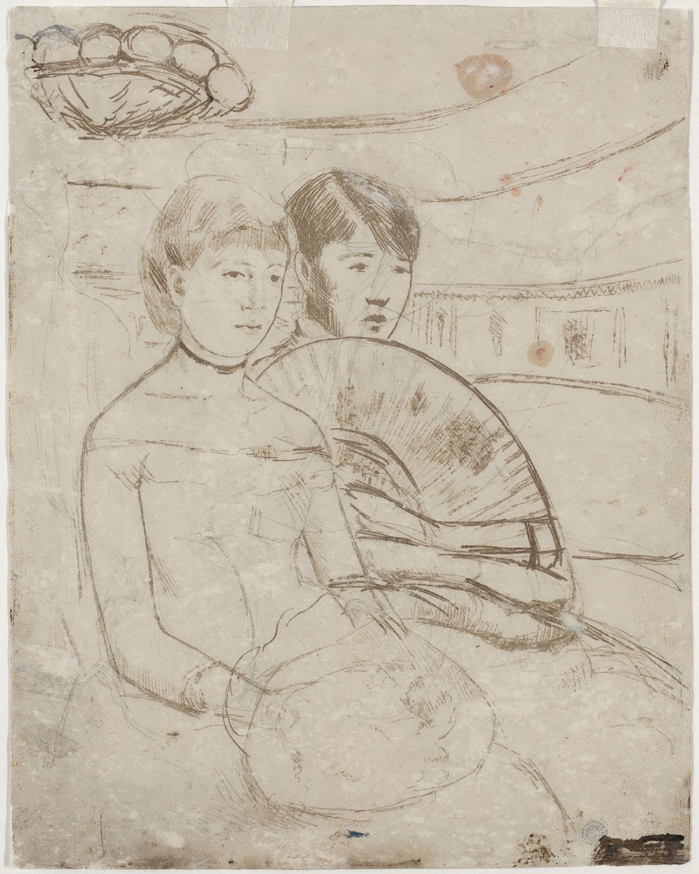 The Loge [verso], 1882. de Mary Cassatt