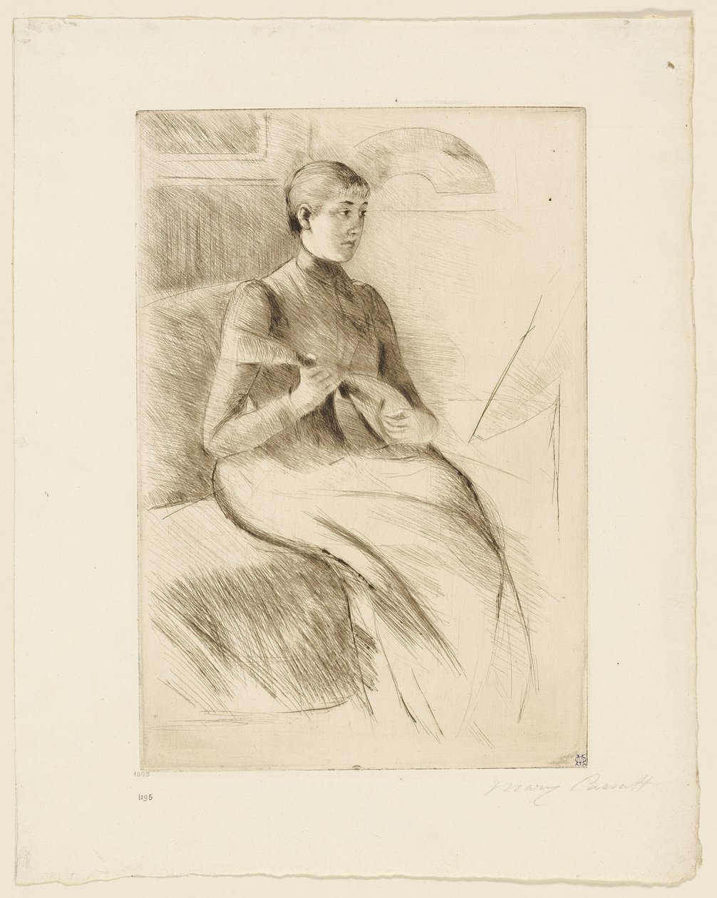 O tocador de bandolim de Mary Cassatt