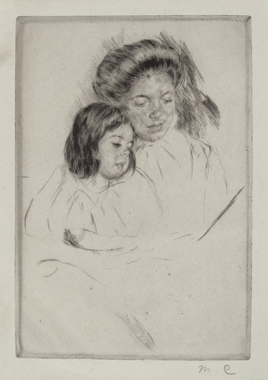 O Livro de Imagens Nº 1, c. 1901. de Mary Cassatt