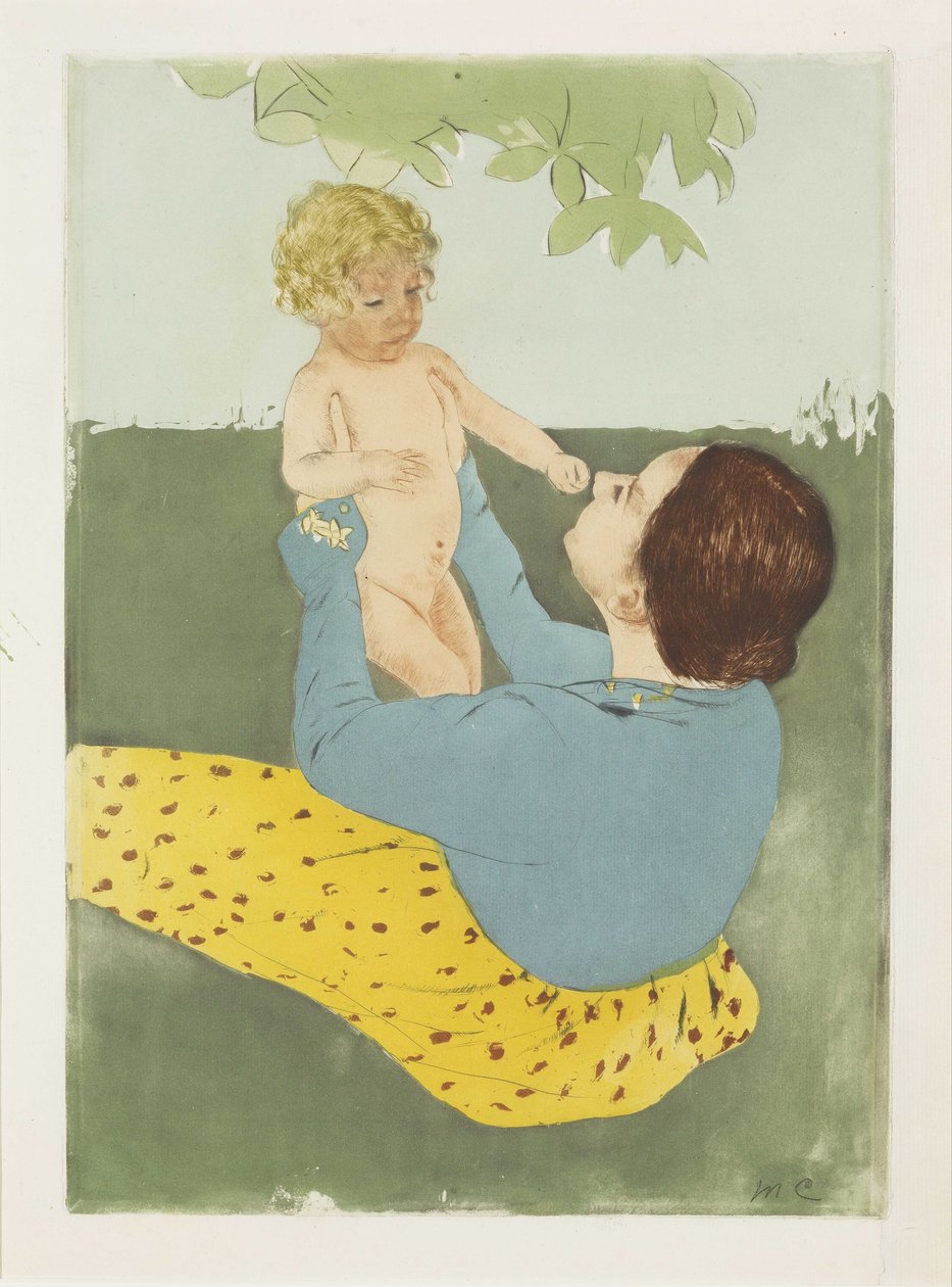 Debaixo do castanheiro-da-índia de Mary Cassatt