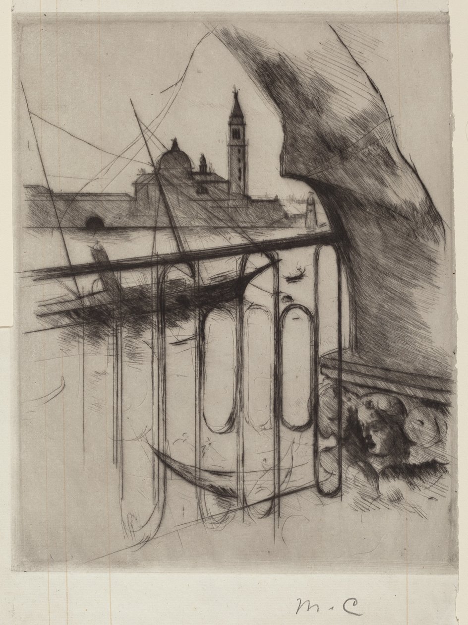 Vista de Veneza de Mary Cassatt