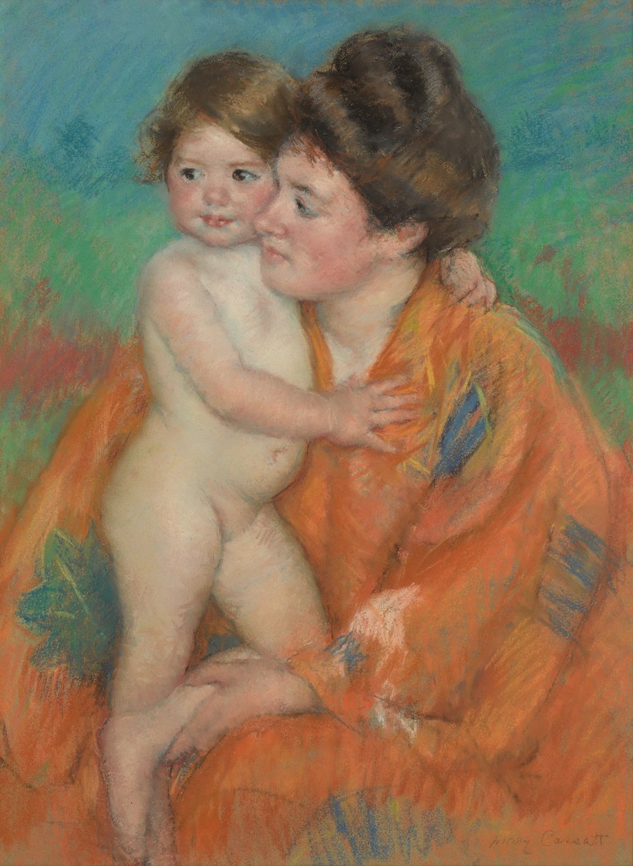 Mulher com bebé de Mary Cassatt