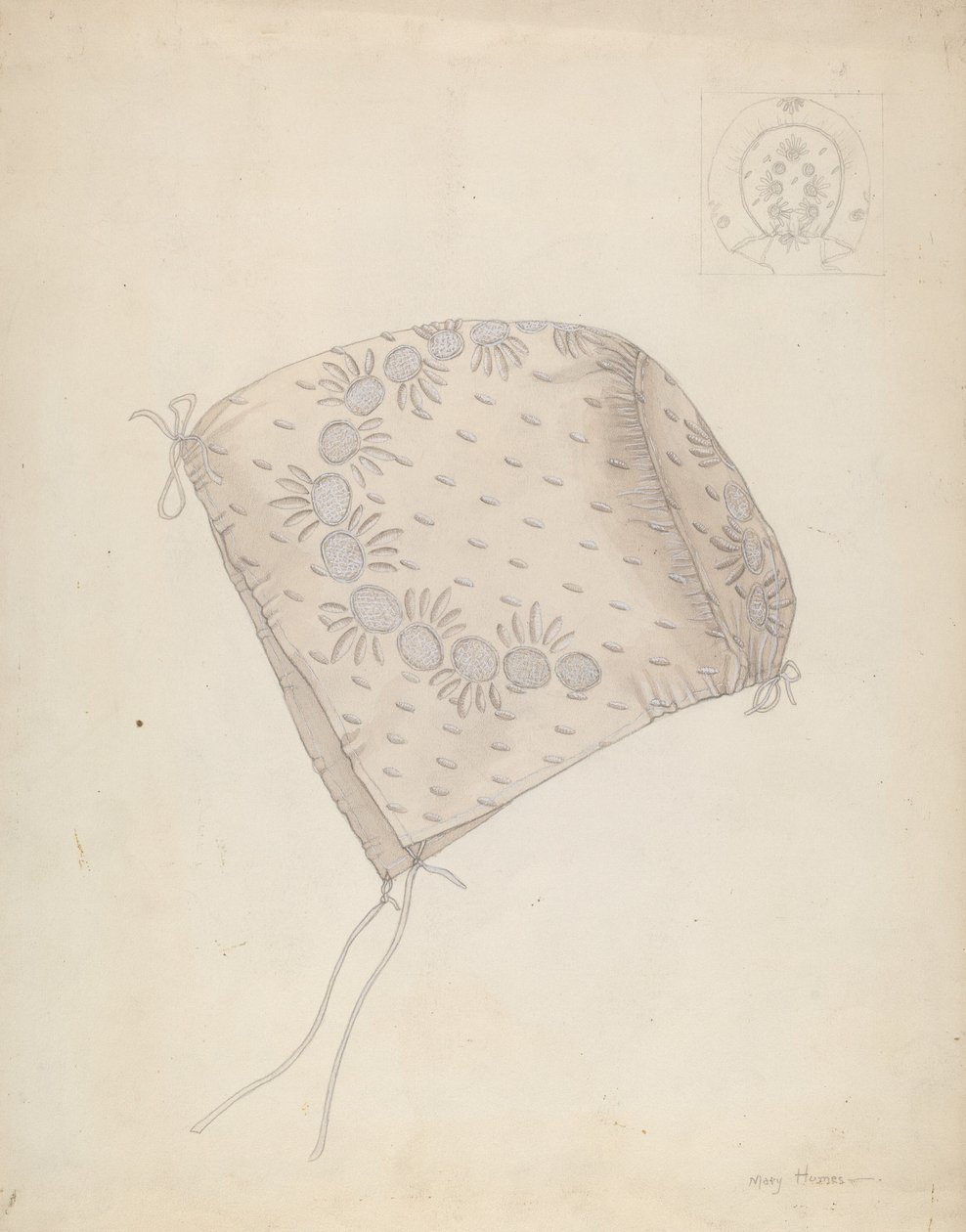 Boné do bebê, c. 1937. de Mary E Humes