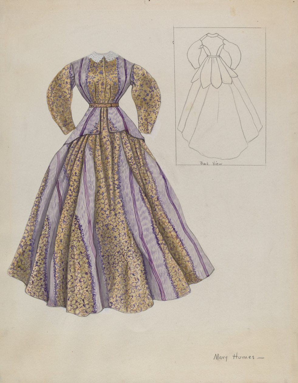 Traje, c. 1937. de Mary E Humes
