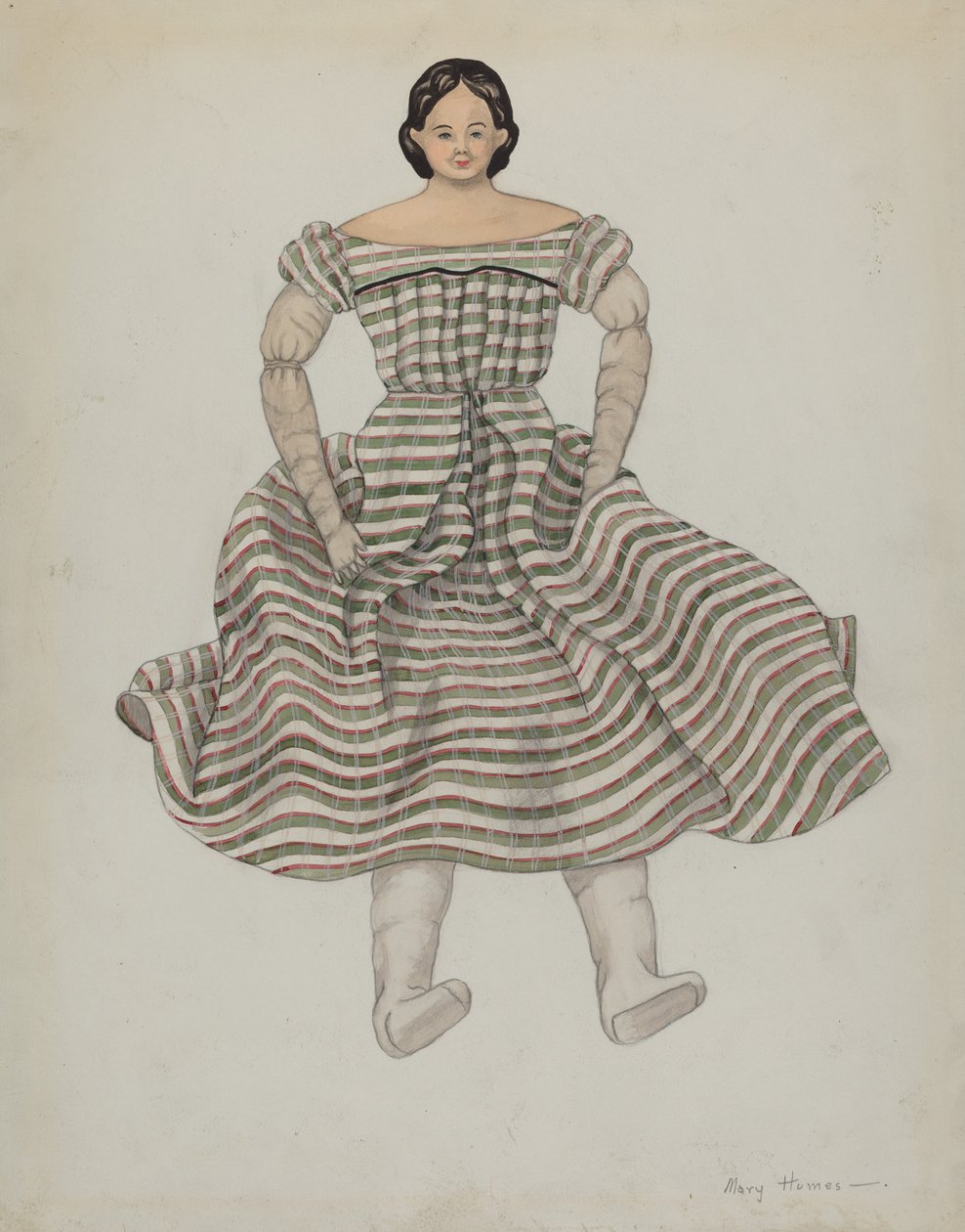 Boneca e Fantasia, c. 1937. de Mary E Humes