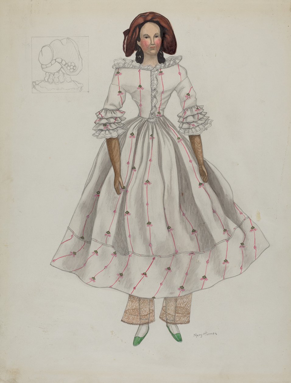 Boneca, c. 1936. de Mary E Humes